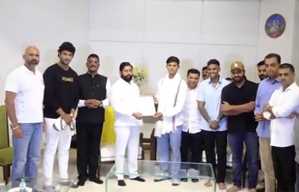 महाराष्ट्र के सीएम एकनाथ शिंदे ने भारतीय क्रिकेटर का किया स्वागत